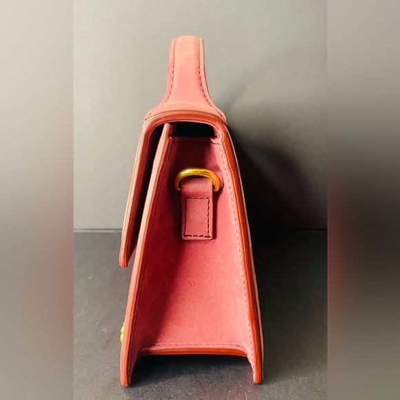 Jacquemus Le Bambinou Grand Burgundy Suede Authentic w/ Tag - Picture 13 of 17